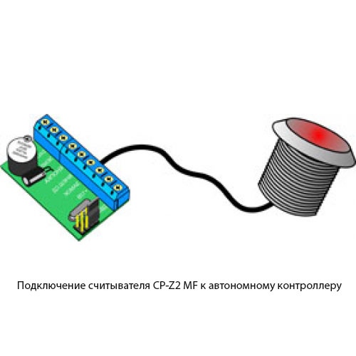 Считыватель touch memory врезной