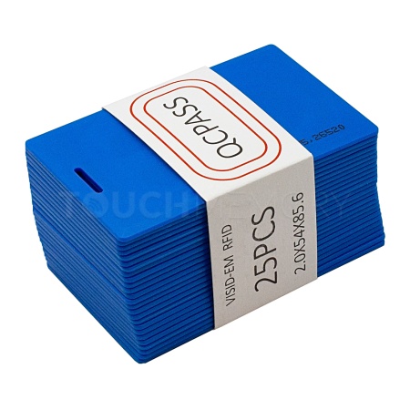 EM4100 CLAMSHELL CARD BLUE