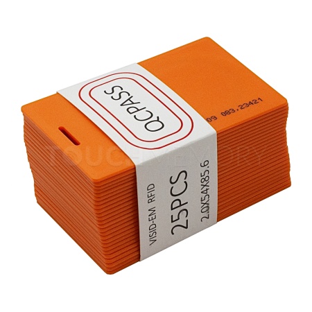 EM4100 CLAMSHELL CARD ORANGE